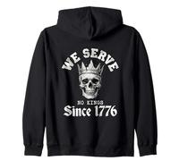 No servimos a ningún Reyes Desde 1776 Skull Sudadera con Capucha