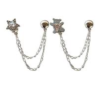 No-Sew Clothing Clip, Magnetic Waist Fastener, Shirt Clip with Adjustable Feature, Clothing Clips Sturdy Build, Fastener Clips with Lightweight Design, for Women and Girls Friends