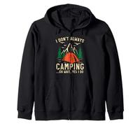 No siempre acampo, oh, espera, sí, lo hago Camper Camp Sudadera con Capucha