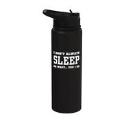 No Siempre Duermo Oh Espera Sí Lo Hago - Siesta Sarcástica Stainless Steel Insulated Water Bottle