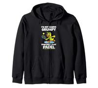 No Siempre Estoy De Mal Humor; A Veces Juego Al Pádel - Sudadera con Capucha