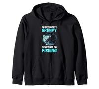 No siempre estoy gruñón, a veces estoy pescando Pesca divertida Sudadera con Capucha