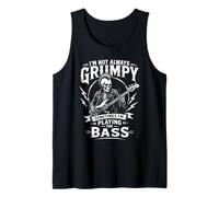 No Siempre Estoy gruñón a Veces Tocando al Bajista Camiseta sin Mangas
