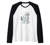 No Siempre Hago rodar una articulación, Pero Cuando lo Hago es un Mapache de Tobillo Camiseta Manga Raglan