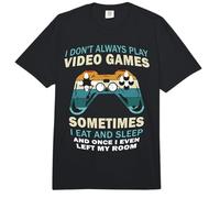 No Siempre Jugar Videojuegos Divertido Jugador Chicos Adolescentes Comfort Colors Adult Heavyweight T-Shirt