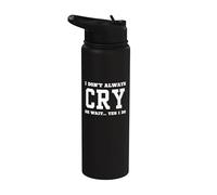 No Siempre Lloro Oh Espera Sí Lo Hago - Llanto Sarcástico Stainless Steel Insulated Water Bottle