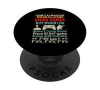 No Siempre muero Jugando Videojuegos Pero Cuando lo Hago PopSockets PopGrip Adhesivo