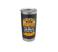 No siempre puedes esperar al salto de altura perfecto en pole jumping Vaso térmico de acero inoxidable de doble pared