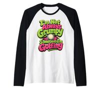 No Siempre Soy gruñón a Veces Estoy Jugando al Golf Camiseta Manga Raglan