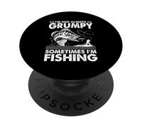 No Siempre Soy gruñón a Veces Estoy pescando PopSockets PopGrip Adhesivo