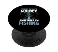 No Siempre Soy gruñón a Veces Estoy pescando PopSockets PopGrip Adhesivo