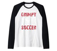 No siempre soy gruñón, a veces juego fútbol Camiseta Manga Raglan