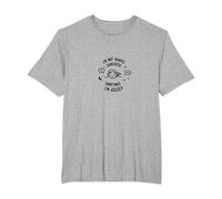 No Siempre Soy sarcástico a Veces Estoy Dormido Cita Divertida Camiseta, Hombre Tallas Grandes, Gris Jaspeado, 6X Alto