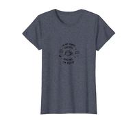No Siempre Soy sarcástico a Veces Estoy Dormido Cita Divertida Camiseta, Mujer, Azul Jaspeado, L