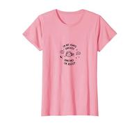 No Siempre Soy sarcástico a Veces Estoy Dormido Cita Divertida Camiseta, Mujer, Rosado, L