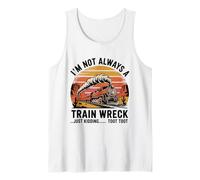 No siempre soy un accidente de tren, solo bromeo Toot Chaotic Meme Camiseta sin Mangas