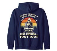 No Siempre Soy un accidente de Tren, Solo bromeo Toot Toot Sudadera con Capucha