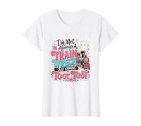 No Siempre Soy Un Desastre, Solo Bromeo Toot Toot Camiseta gráfica económica, Mujer, Blanco, S