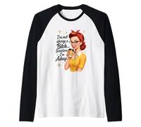 No siempre soy una perra A veces estoy dormido Camiseta Manga Raglan