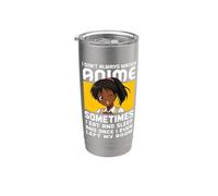 No siempre veo anime a veces como y duermo Vaso térmico de acero inoxidable de doble pared