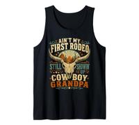 ¿No Sigue apareciendo mi Primer Vaquero de Rodeo, Abuelo Vaquero? Camiseta sin Mangas