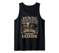¿No Sigue apareciendo mi Primer Vaquero de Rodeo, Abuelo Vaquero? Camiseta sin Mangas