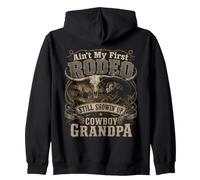 ¿No Sigue apareciendo mi Primer Vaquero de Rodeo, Abuelo Vaquero? Sudadera con Capucha