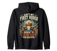¿No Sigue apareciendo mi Primer Vaquero de Rodeo, Abuelo Vaquero? Sudadera con Capucha