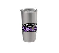 No Small Talk Only Spells Vaso térmico de acero inoxidable de doble pared