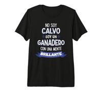 No Soja Calvo Soja Un Ganadero con Una Mente Brillante Camiseta Premium