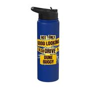 No solo guapo, también conduzco un buggy, juguetes grandes divertidos Stainless Steel Insulated Water Bottle