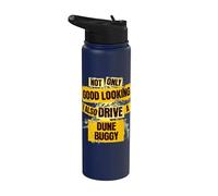 No solo guapo, también conduzco un buggy, juguetes grandes divertidos Stainless Steel Insulated Water Bottle