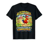 No Solo mi Mente vaga el Humor de la Granja de gallos Camiseta