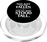 No solo para los caídos para todos los que se mantuvieron altos Día de los Veteranos PopSockets PopGrip para MagSafe
