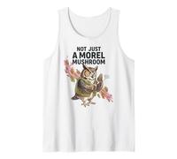 No Solo un Hongo Morel búho Buscando Hongos Naturaleza Amante Camiseta sin Mangas