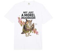 No Solo un Hongo Morel búho Buscando Hongos Naturaleza Amante Comfort Colors Adult Heavyweight T-Shirt