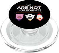 No Somos Ingredientes Derechos de los Animales Veganos PopSockets PopGrip para MagSafe