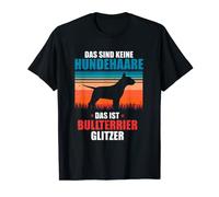 No son pelos de perro, esto es purpurina de Bullterrier. Camiseta