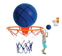 No Sound Basketball, High Bounce Silent Basketball, Indoor Noiseless Trained Ball, Soft Quiet Dribbling, 9,69 x 9,69 x 9,69 pulgadas, Soundless for Training,