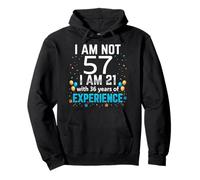 No Soy 57 cumpleaños Divertido 57 años Broma cumpleaños Humor Sudadera con Capucha