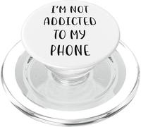 No Soy Adicto a mi teléfono Funny Idea White Lie Party PopSockets PopGrip para MagSafe
