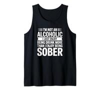 No Soy alcohólico - Bebida Divertida Camiseta sin Mangas