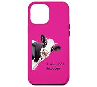 No Soy Amoosed Juego de Palabras de Dibujos Animados Estilo Vaca Carcasa para iPhone 12 Pro MAX