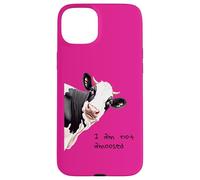 No Soy Amoosed Juego de Palabras de Dibujos Animados Estilo Vaca Carcasa para iPhone 15 Plus