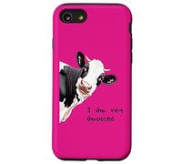 No Soy Amoosed Juego de Palabras de Dibujos Animados Estilo Vaca Carcasa para iPhone SE (2020) / 7/8