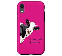 No Soy Amoosed Juego de Palabras de Dibujos Animados Estilo Vaca Carcasa para iPhone XR