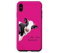 No Soy Amoosed Juego de Palabras de Dibujos Animados Estilo Vaca Carcasa para iPhone XS MAX