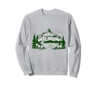 No Soy Antisocial, Estoy a Favor de la Soledad, los Viajes al Aire Libre, la montaña Sudadera