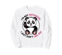 No Soy Antisocial Simplemente no me Gustas Gracioso Antisocial Sudadera