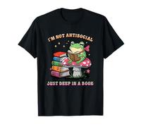 No Soy Antisocial Solo en lo Profundo de una Rana de Libros Camiseta